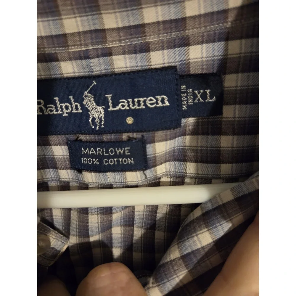 Vintage Polo Ralph Lauren Marlowe Button Up Shirt Size XL Classic Fit‎